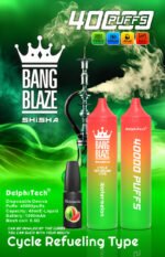 BANG BLAZE SHISHA 40000 Puffs  低ニコチン・大容量・充電式ディスポーザブルVAPE（正規品） - 画像 (3)