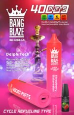 BANG BLAZE SHISHA 40000 Puffs  低ニコチン・大容量・充電式ディスポーザブルVAPE（正規品） - 画像 (4)