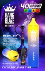 BANG BLAZE SHISHA 40000 Puffs  低ニコチン・大容量・充電式ディスポーザブルVAPE（正規品） - 画像 (13)