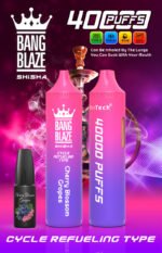 BANG BLAZE SHISHA 40000 Puffs  低ニコチン・大容量・充電式ディスポーザブルVAPE（正規品） - 画像 (9)