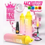 BANG BLAZE SHISHA 40000 Puffs  低ニコチン・大容量・充電式ディスポーザブルVAPE（正規品）