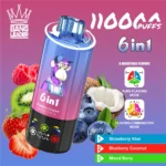 Bang Leader 110000 Puffs 6-in-1 Disposable Vape | 最大の味わい、トリプルメッシュコイル、充電式 | LEDディスプレイ付き - 画像 (9)
