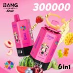 Bang Leader Stoll 300000 Puffs Vape – 6-in-1フレーバーシステム 超高容量 メッシュコイル Type-C充電 OEM/ODM対応 - 画像 (6)