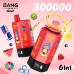 Bang Leader Stoll 300000 Puffs Vape – 6-in-1フレーバーシステム 超高容量 メッシュコイル Type-C充電 OEM/ODM対応 - 画像 (13)