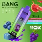 Bang Legend 110K Puffs – 高性能長持ちベープ | 110,000パフ対応 | 3in1フレーバーシステム - 画像 (4)