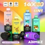 Airmez FOX 140000 Puffs 6 IN 1 | 新世代一次性電子タバコ