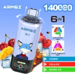 Airmez FOX 140000 Puffs 6 IN 1 | 新世代一次性電子タバコ - 画像 (6)