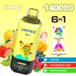 Airmez FOX 140000 Puffs 6 IN 1 | 新世代一次性電子タバコ - 画像 (7)