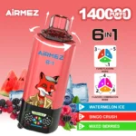 Airmez FOX 140000 Puffs 6 IN 1 | 新世代一次性電子タバコ - 画像 (8)
