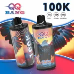 QQ BANG 100K Eagle｜100,000回パフ・40ml大容量・Dual Meshコイル搭載 充電対応VAPE - 画像 (8)