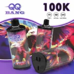 QQ BANG 100K Eagle｜100,000回パフ・40ml大容量・Dual Meshコイル搭載 充電対応VAPE - 画像 (10)