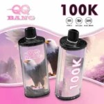QQ BANG 100K Eagle｜100,000回パフ・40ml大容量・Dual Meshコイル搭載 充電対応VAPE - 画像 (4)