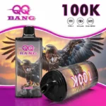 QQ BANG 100K Eagle｜100,000回パフ・40ml大容量・Dual Meshコイル搭載 充電対応VAPE - 画像 (6)