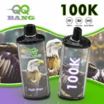 QQ BANG 100K Eagle｜100,000回パフ・40ml大容量・Dual Meshコイル搭載 充電対応VAPE - 画像 (7)
